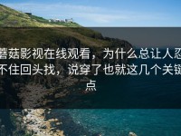 蘑菇影视在线观看，为什么总让人忍不住回头找，说穿了也就这几个关键点