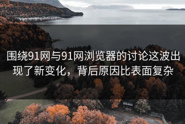 围绕91网与91网浏览器的讨论这波出现了新变化，背后原因比表面复杂